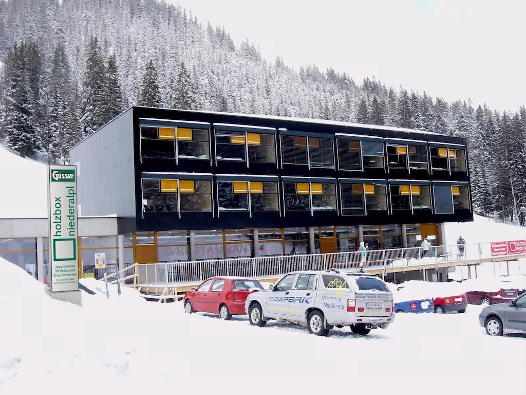 Holzbox Niederalpl Aparthotel Mürzsteg Exterior foto